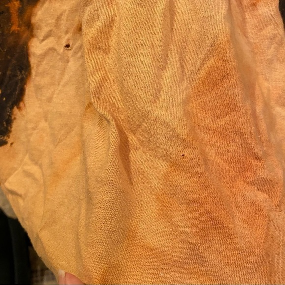 PINK FLOYD Women Tie Dye Front Lace T-Shirt Size Large - Picture 6 of 8